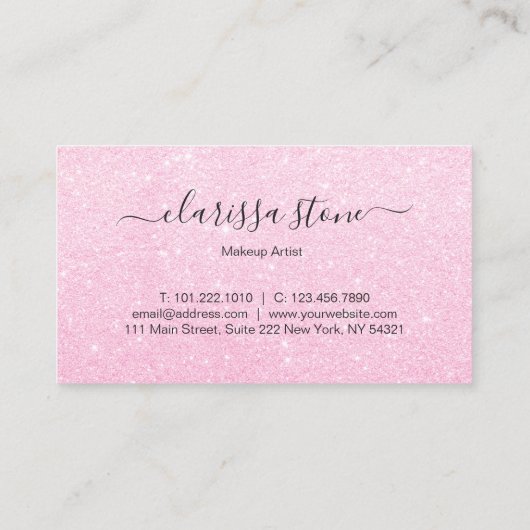 Eleganter moderner visitenkarte (Rückseite)