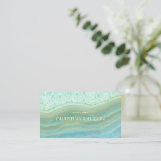 Eleganter moderner visitenkarte (Stehend Vorderseite)