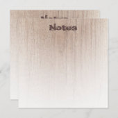 Eleganter, moderner Vorlagenunterdrückter Text Mitteilungskarte (Vorne/Hinten)