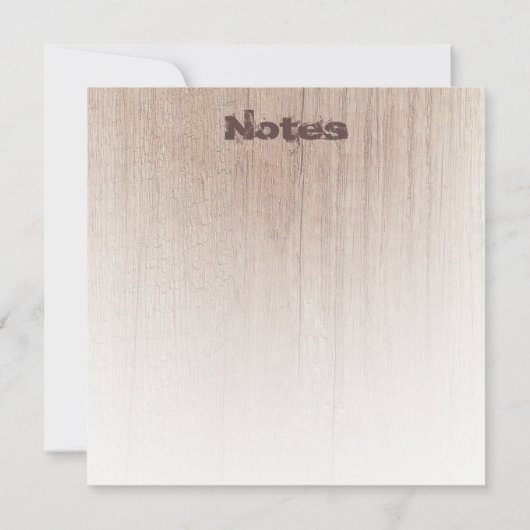 Eleganter, moderner Vorlagenunterdrückter Text Mitteilungskarte (Rückseite)