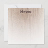 Eleganter, moderner Vorlagenunterdrückter Text Mitteilungskarte (Vorderseite)