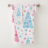 Eleganter Moderner Weihnachtsbaum Badhandtuch Set (Insitu)