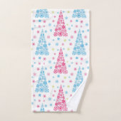 Eleganter Moderner Weihnachtsbaum Badhandtuch Set (Handtuch)