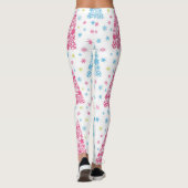 Eleganter Moderner Weihnachtsbaum Leggings (Rückseite)