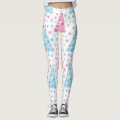 Eleganter Moderner Weihnachtsbaum Leggings (Vorderseite)