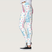 Eleganter Moderner Weihnachtsbaum Leggings (Links)