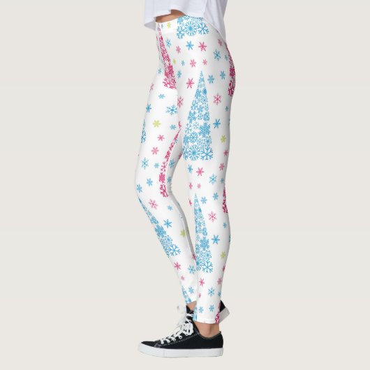 Eleganter Moderner Weihnachtsbaum Leggings (Links)