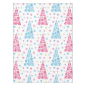 Eleganter Moderner Weihnachtsbaum Tischdecke (Vorderseite)