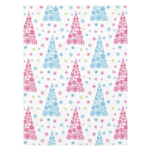 Eleganter Moderner Weihnachtsbaum Tischdecke (Vorderseite)