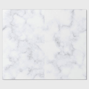 Eleganter moderner weißer Marmor Geschenkpapier