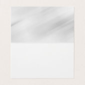 Eleganter moderner zeitgenössischer Stil Grau Rot Visitenkarten (Innenseite Aufgefaltet)