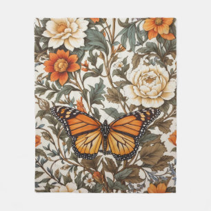 Eleganter Monarchfalter, inspiriert von William Mo Fleecedecke