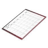 Eleganter Monatskalender-Planer Notizblock (angewinkelt)