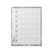 Eleganter Monatskalender-Planer Notizblock (Rotiert)