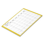 Eleganter Monatskalender-Planer Notizblock (angewinkelt)