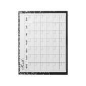 Eleganter Monatskalender-Planer Notizblock (Rotiert)