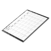 Eleganter Monatskalender-Planer Notizblock (angewinkelt)