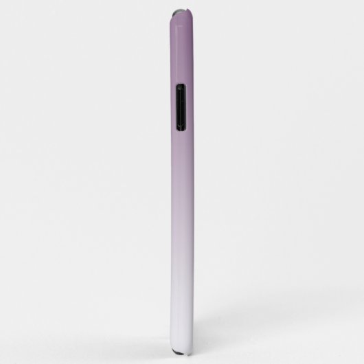 Eleganter Monogram Script Name Dusty Lavender Case-Mate iPhone Hülle (Hinten/Rechts)