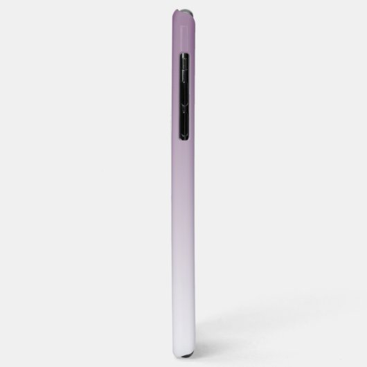 Eleganter Monogram Script Name Dusty Lavender Case-Mate iPhone Hülle (Hinten/Links)