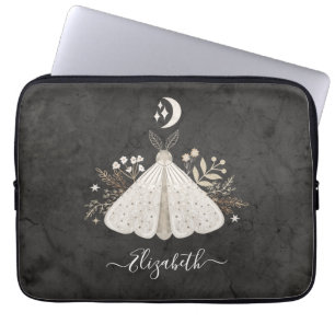 Eleganter Monogram Vintag Butterfly Laptop-Sieb Laptopschutzhülle