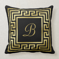Eleganter Monogramm-GoldGlitzer-griechisches