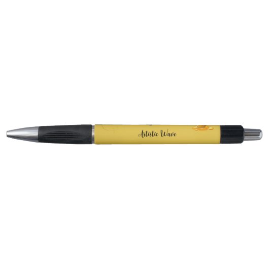 Eleganter Monogramm Honigtopf Stift (Vorderseite)