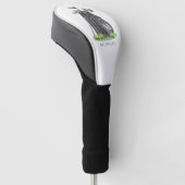 Eleganter monogrammierter Anfangsbuchstabe des Nam Golf Headcover (angewinkelt)