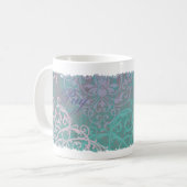 Eleganter Mops Kaffeetasse (Vorderseite Links)
