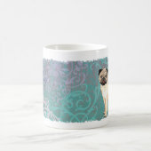 Eleganter Mops Kaffeetasse (Mittel)