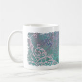 Eleganter Mops Kaffeetasse (Links)