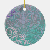 Eleganter Mops Keramikornament (Hinten)