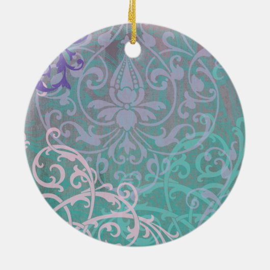 Eleganter Mops Keramikornament (Hinten)