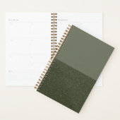 Eleganter Moss Green Custom Planer mit Texturierun (Anzeige)