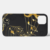 Eleganter Musical Note Luxury Case-Mate iPhone Hülle (Rückseite (Horizontal))