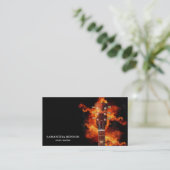 Eleganter Musiker Visitenkarte (Stehend Vorderseite)