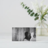 Eleganter Musiker Visitenkarte (Stehend Vorderseite)