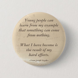 Eleganter Musiklehrer Haydn Quote Button