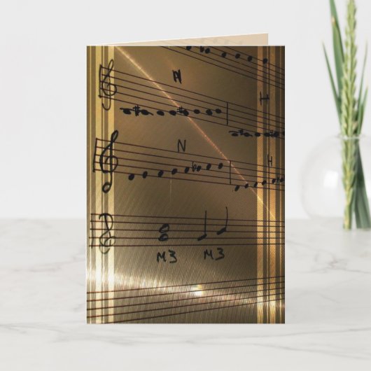 Eleganter Musiklehrer Haydn Quote Karte (Vorderseite)