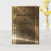 Eleganter Musiklehrer Haydn Quote Karte (Gelbe Blume)