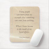 Eleganter Musiklehrer Haydn Quote Mousepad (Mit Mouse)