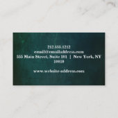 Eleganter Musiklehrer Piano Schlüssel Musikalisch Visitenkarte (Rückseite)