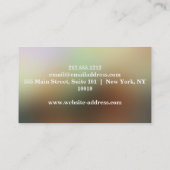 Eleganter Musiklehrer Piano Schlüssel Musikalisch Visitenkarte (Rückseite)