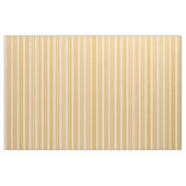 Eleganter Mustard Yellow Pink French Ticking Strip Stoff (Yard (91,4 cm))