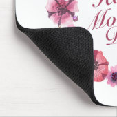 Eleganter Muttertag Blumenreath Mousepad (Ecke)