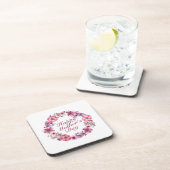 Eleganter Müttertag Blumenreath Untersetzer (Rechte Seite)