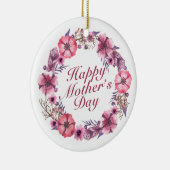 Eleganter Muttertag Blumenregen Keramikornament (Rechts)