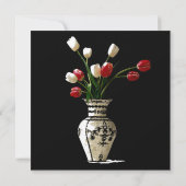 Eleganter Muttertag Brunch Custom Einladungen (Rückseite)