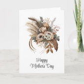 Eleganter Muttertag für Blume Karte (Vorderseite)