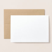 Eleganter Muttertag für Schwiegertochter Folienkarte (Rückseite mit Umschlag)