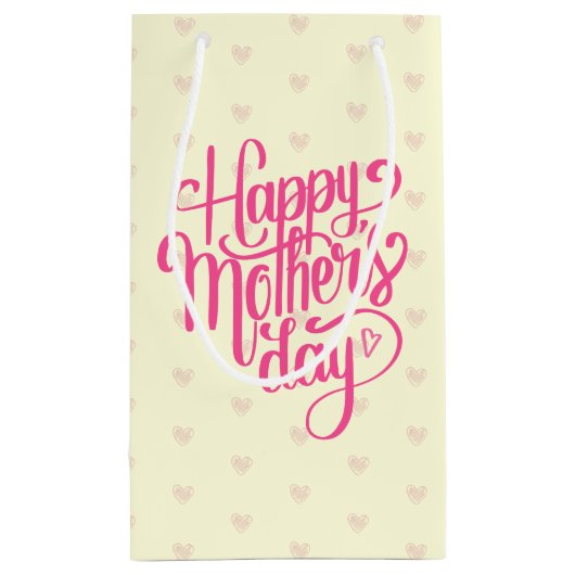 Eleganter Muttertag | Geschenktüte (Rückseite)